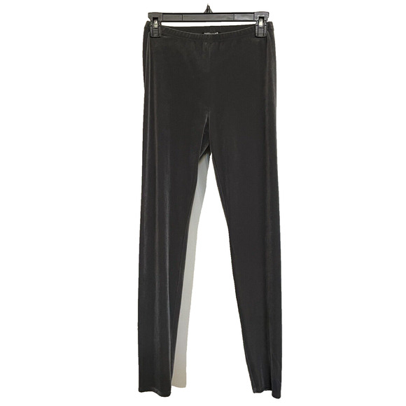 Eileen Fisher Pants Sz XXS Graphite Gray Velvet Ankle Leggings‎ Pull On Skinny - Picture 1 of 10